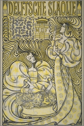 Jan Toorop - Affische Delftsche Slaolie