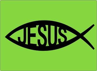 Jesus laptop sticker 17 inch
