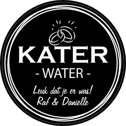 Kater water goud metallic zwart