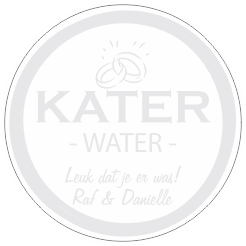 Kater water transparant wit