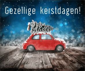 Kerst Auto (Spandoek)