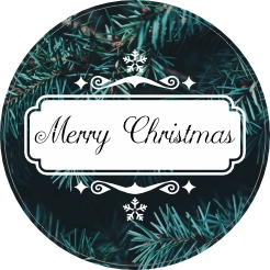 Kerst dennen achtergrond