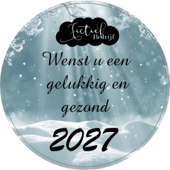 Kerst Sneeuw (Sticker)