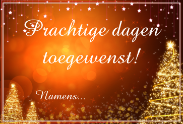Kerst sticker metallic