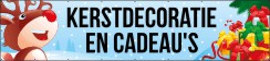 Kerstdecoratie Cadeau Spandoek