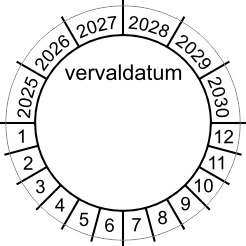 keuringssticker vervaldatum 2025