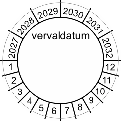 keuringssticker vervaldatum 2027