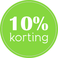 Korting 10 Sticker