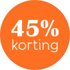Korting 45 Sticker