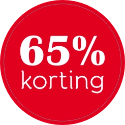 Korting 65 Sticker