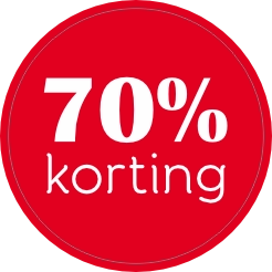 Korting 70 Sticker