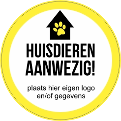 Let op huisdieren aanwezig
