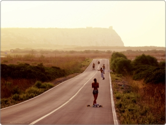 Longboard Sticker 15 inch
