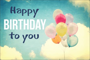 Lucht wolken en ballonnen