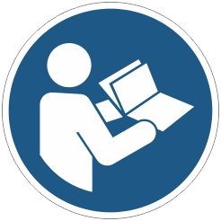 M002 Gebruiksaanwijzing in acht nemen