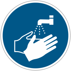 M011 Handen wassen verplicht
