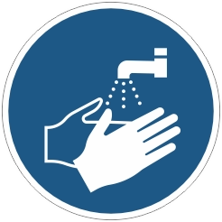 M011 Handen wassen verplicht