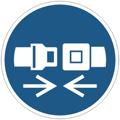 M020 Veiligheidsriem verplicht