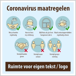 Maatregelen sticker