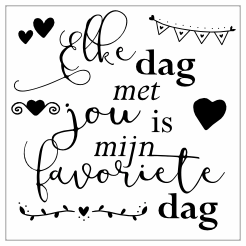 Elke dag met jou is mijn favoriete dag
