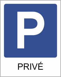 Parkeerbord Prive