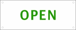 Mini banner open