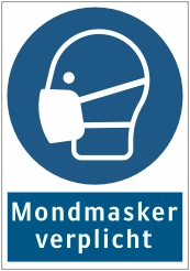 Mondmasker verplicht