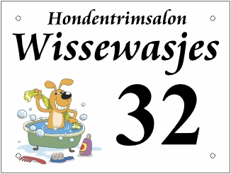 Naambord hondentrimsalon