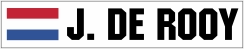 Nederlandse Rally sticker