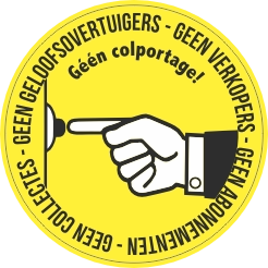 NEE colportage geel