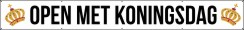 Open met koningsdag