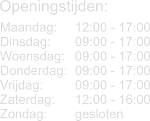 Openingstijden plakletters