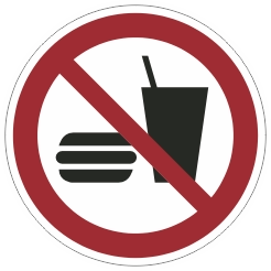 P022 Eten en drinken verboden