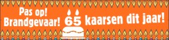 Pas op brandgevaar