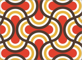 Patroon Nostalgie Sticker 17 inch