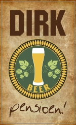 Pensioen Bier Etiket