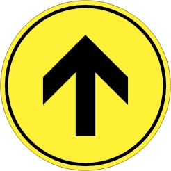 route pijl bewegwijzering