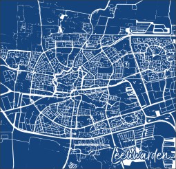 Plattegrond Leeuwarden