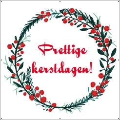 Prettige kerstdagen Spandoek
