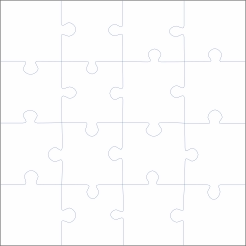 puzzel 4x4 vierkant