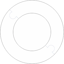 Rozet DN100 (198 x 118)