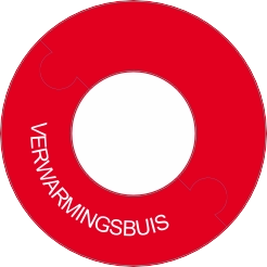 Rozet DN80 (190 x 90) Verwarmingsbuis