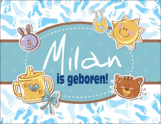 Spandoek: Geboorte Blauwe Voetjes