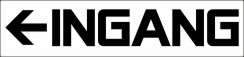 Spandoek: Ingang
