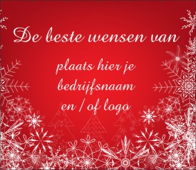 Spandoek Kerst Sneeuw