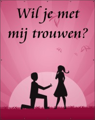Spandoek: trouwen
