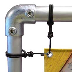 spanhaak 25cm zwart