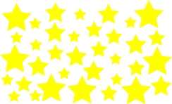 Sterren set fel geel