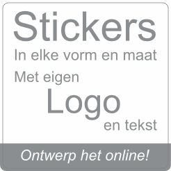 Stickers eigen logo