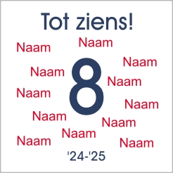 Stoeptegel Groep 8 Tot Ziens